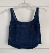Forever 21 Jean corset top Photo 0