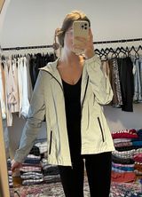 Reflective Rain Jacket Running Gray Size M Photo 0