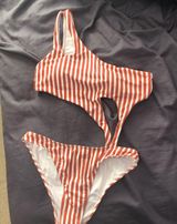 Super Cute One Piece Bathing Suit Orange Size XS Photo 0