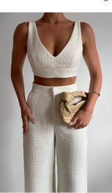 Showpo Adelaide Two Piece Wide Leg Set Photo 0