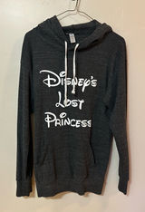 Disney’s Lost Princess Hoodie Charcoal Gray Medium Photo 0