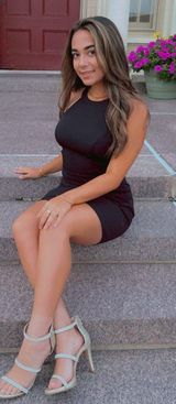 Macy's Black Dress With Lace Back  Photo 0