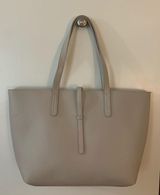 Light Grey Tote Bag Gray Photo 0