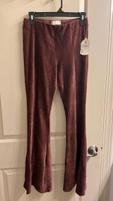 Altar'd State Velvet Flare Pants Photo 0