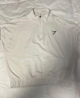 gym shark quarter zip white jacket Photo 0