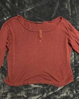 Maroon Long Sleeve Top Photo 0
