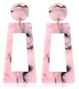 BaubleBar Pink Marble Statement Earrings Photo 0