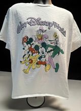 Vintage Walt  World T-Shirt XL | Mickey, Minnie, Donald, Goofy & Pluto Tee Photo 0