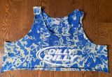 Dilly Dilly Funky Tye Dye Crop Top Blue Size XXL Photo 0