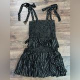 NWT‎ House of Harlow 1960 Mini Tiered Dress (BLACK) Photo 0