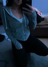 simple gray zip up Photo 0