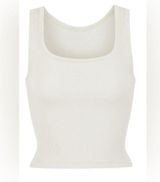 Limited Edition Ribbed Tank Top Bone Size L/XL Photo 0
