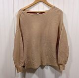 14th & Union  boatneck ribbed knit ottoman pullover sweater Photo 0