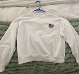 American Flag Shrunken Mock neck Photo 0