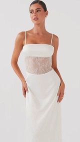Pepper Mayo White Lace Dress  Photo 0