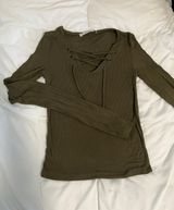 Pull & Bear Army Green Shirt Photo 0
