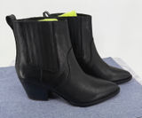 J.Crew Black Leather Chelsea Western Pointed Toe Ankle Boots 9 Classic AC329 Photo 0