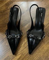 Black kitten heels Size 8 Photo 0