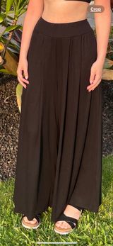 Black Flowy Pants Photo 0