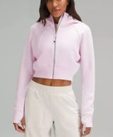 Scuba Full-size Cropped Hoodie Meadowsweet Pink. size 6 Photo 0