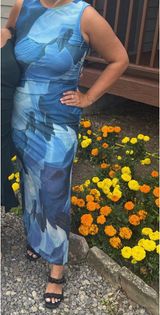 Commense Oceanic Blue Dress Photo 0