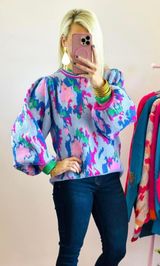 Abstract Sweater Multiple Size M Photo 0
