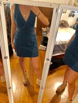 Free People Denim Overall Dress Photo 0