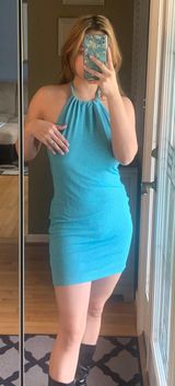 SheIn Halter Knit Mini Dress Photo 0