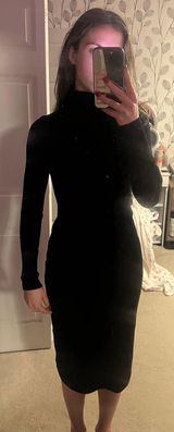 EXPRESS Turtle Neck Knit Dress Photo 0
