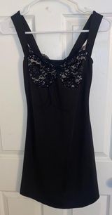 Amazon Black With Lack Dress Photo 0