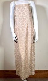 Alex Evenings Vintage Alex Evening Formal Lace Cream Dress Photo 0