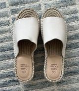 Beige Wicker Platforms Tan Size 8 Photo 0