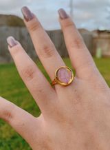 Handmade Resin Ring! Gold Photo 0