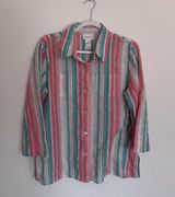 80s/90s Casual Striped Buttondown 🤠 Photo 0