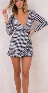 Princess Polly gingham mini dress Photo 0