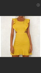 Hello Molly Mustard Dress  Photo 0