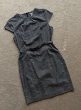 gray work dress with belt. M. NWT Photo 0