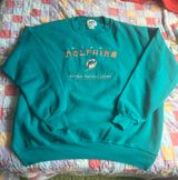 Lee Teal Miami Dolphins NFL Vintage Crewneck Photo 0
