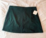 Altar’d State Hunter Green Mini Skirt Size Large Photo 0