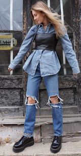 Lovers + Friends Straight Leg Jeans Photo 0