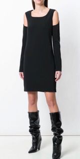 Helmut Lang Shoulder Slice Dress $540 Photo 0