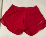 Lululemon Shorts Red 4” Photo 0