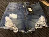 Dark Denim Shorts Blue Photo 0