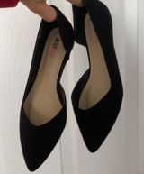 JustFab Black Flats Photo 0