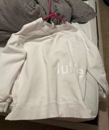 Lululemon Perfectly Oversized White Sweatshirt Photo 0