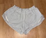 White Lululemon Hotty Hot Shorts 2.5" Low-Rise Photo 0