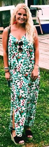 C&E Tropical Print Maxi Dress Photo 0