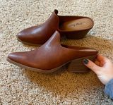 Block Heel Booties Brown Size 8 Photo 0