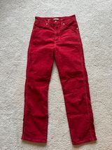 Wrangler Red Corduroy Pants Photo 0