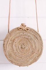 Etsy Wicker Rattan Round Purse Photo 0